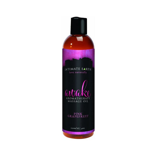 Intimate Earth Awake Massage Oil 4oz