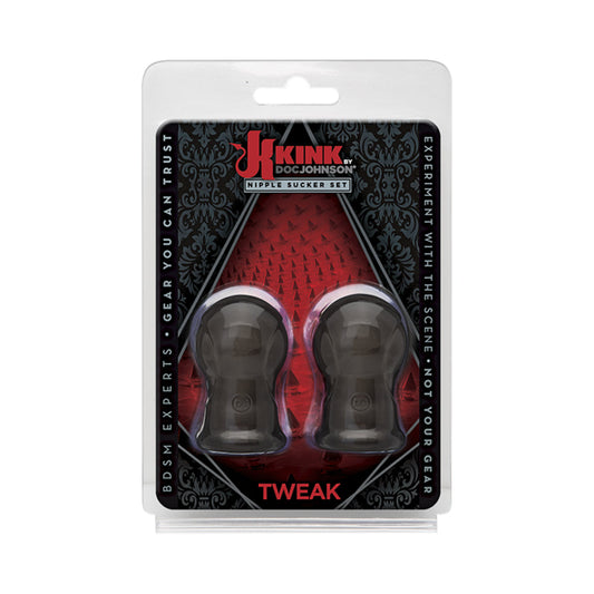 Kink Nipple Sucker Set Black