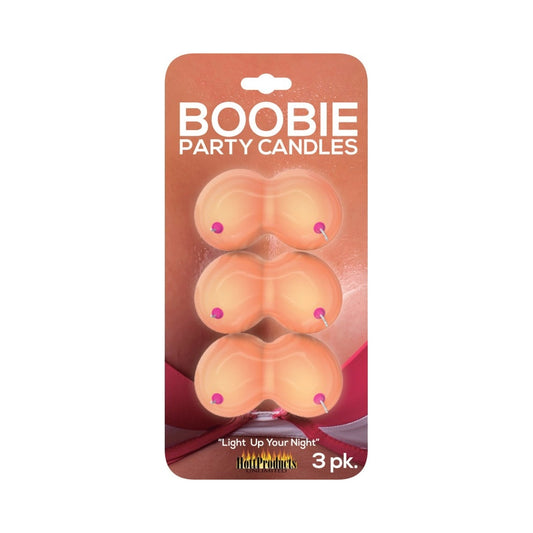 Boobie Party Candles 3 Pack