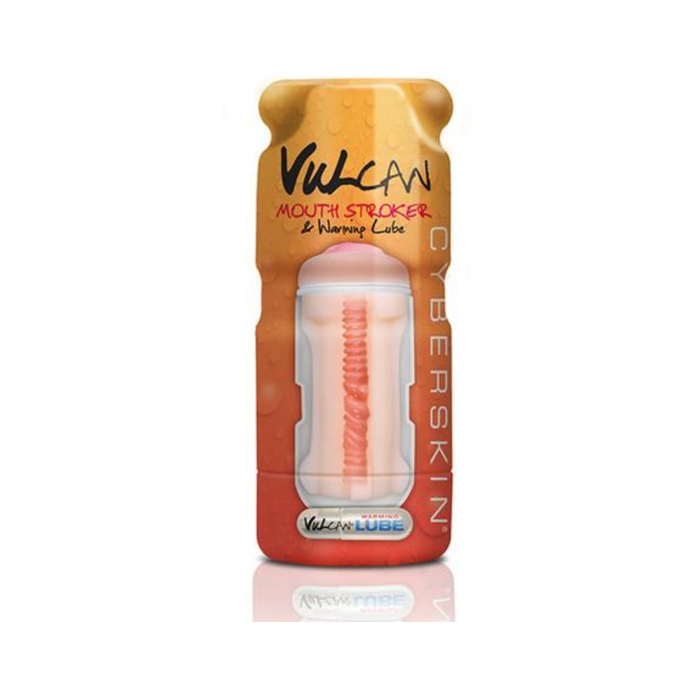Cyberskin Vulcan Mouth Stroker with Warming Lube