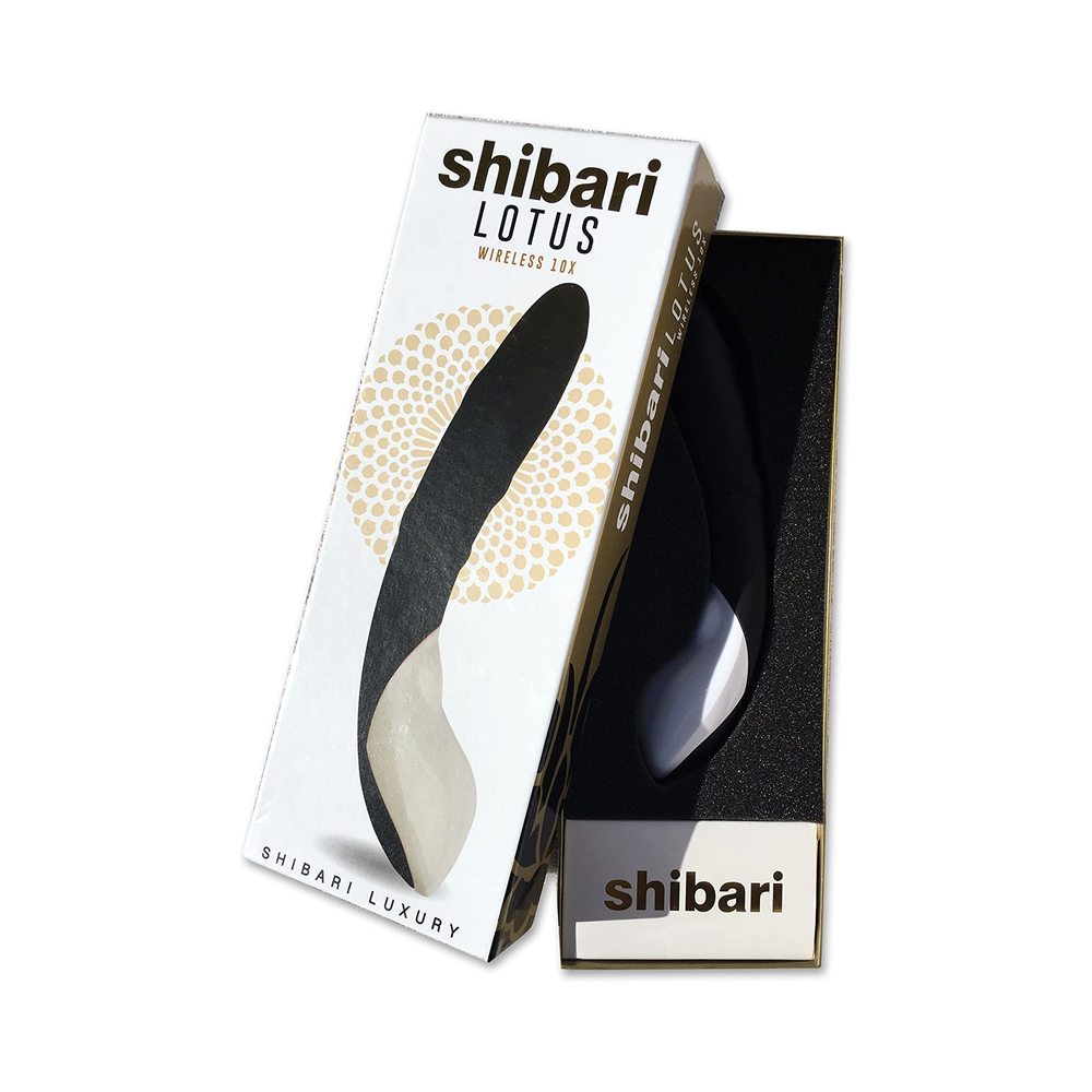Shibari Luxury Lotus Silicone Vibe 10 Function Usb Rechargeable Waterproof Black