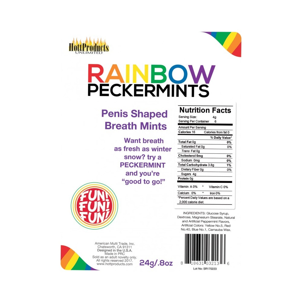Rainbow Peckermints Adult Candies