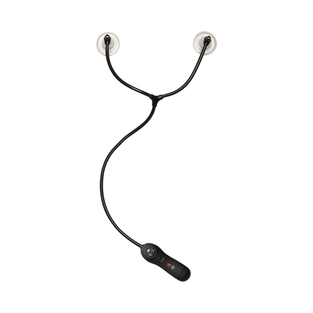 Kink Swell  Auto Vibrating Nipple Sucker Cups Black