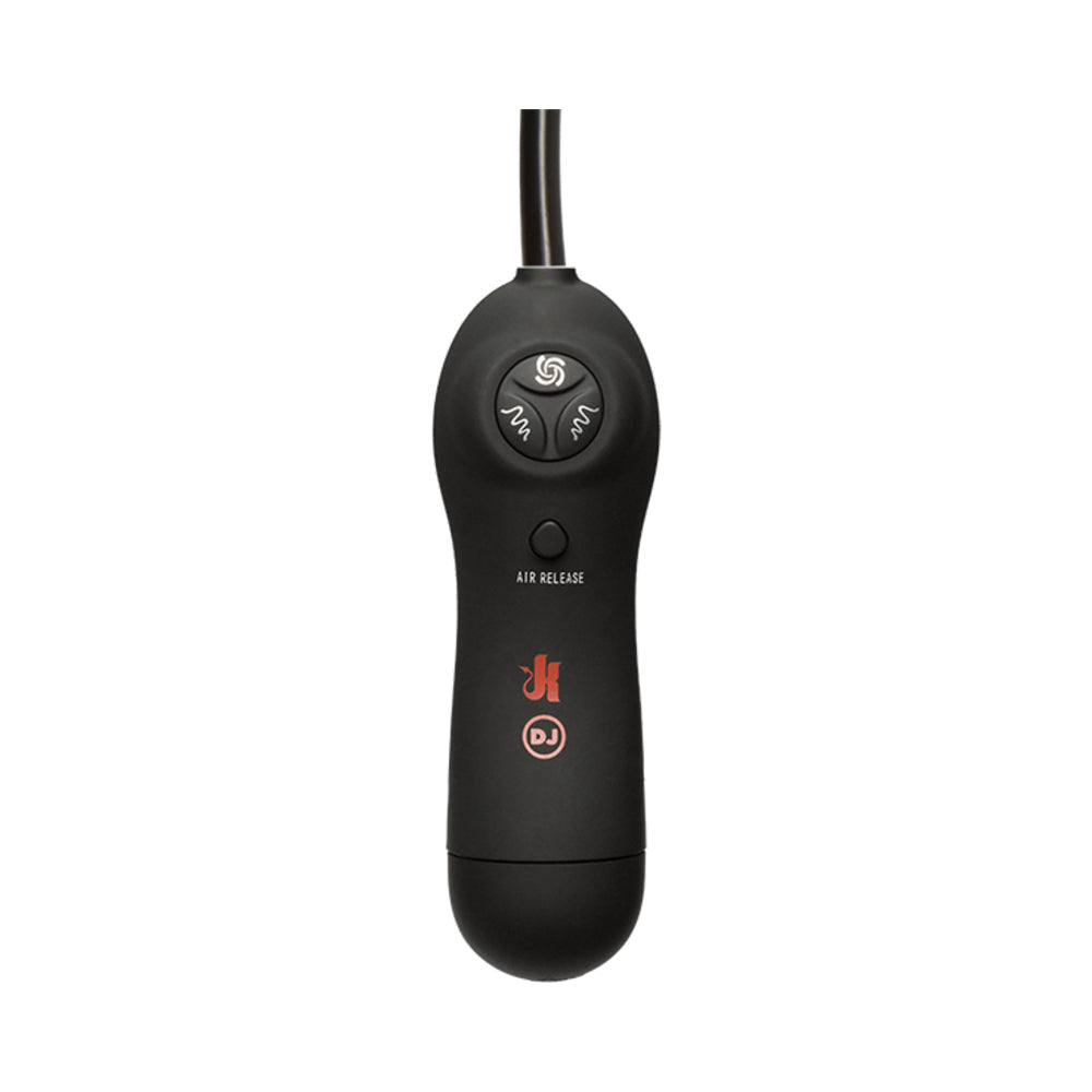Kink Swell  Auto Vibrating Nipple Sucker Cups Black