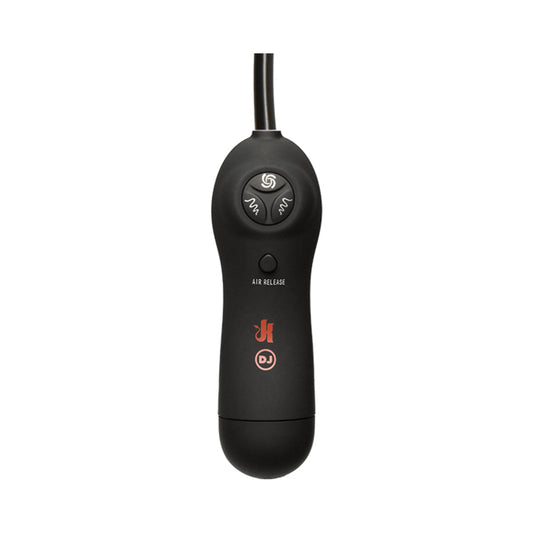 Kink Swell  Auto Vibrating Nipple Sucker Cups Black