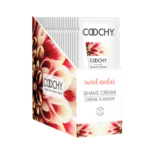 Coochy Shave Cream Sweet Nectar Foil 15ml 24pc Display