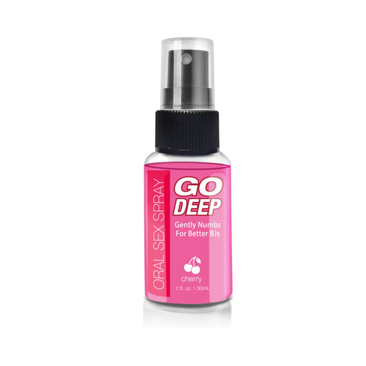Go Deep Oral Sex Spray Cherry 1 fl oz