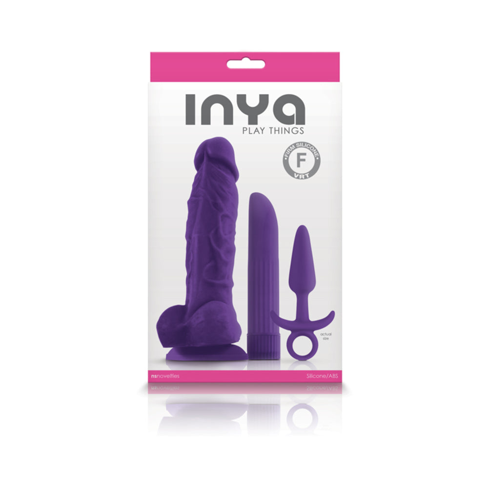Inya Play Things Set Plug, Dildo & Vibrator