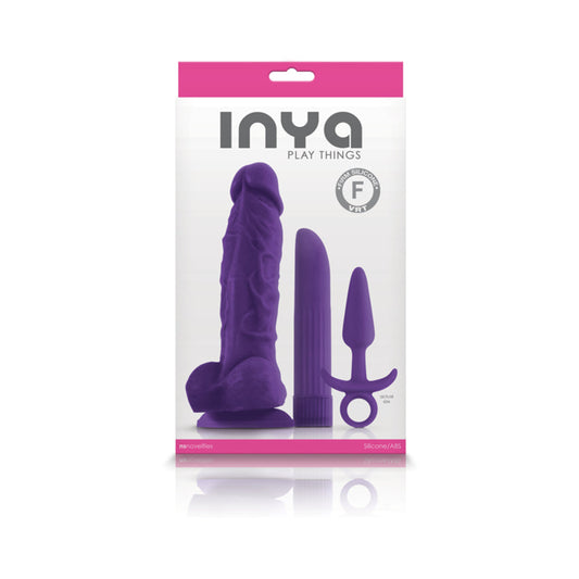 Inya Play Things Set Plug, Dildo & Vibrator
