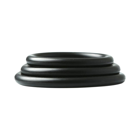 Rubber Cock Ring 1.75 inches Black