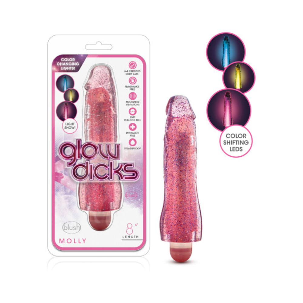 Glow Dicks - Molly Glitter Vibrator