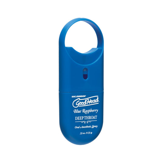 Goodhead Deep Throat Spray To Go Blue Raspberry .33oz