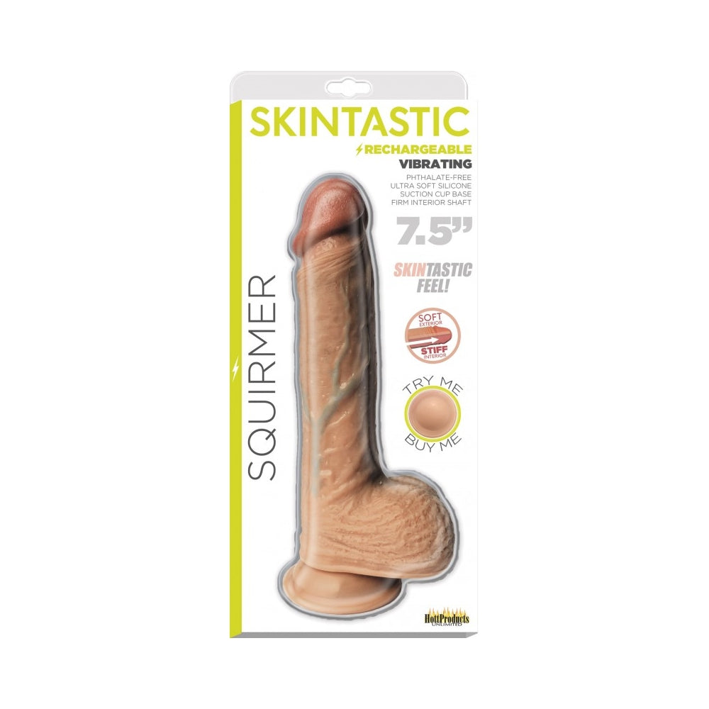 Skintastic Squirmer 7.5 inches Rechargeable Vibrating Dido