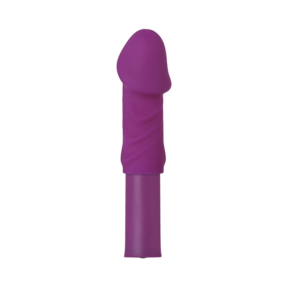 A&e Eve's Satin Slim Vibe Rechargeable Usb Cord Included Silicone Sleeve 10 Vibe Functions Waterproo