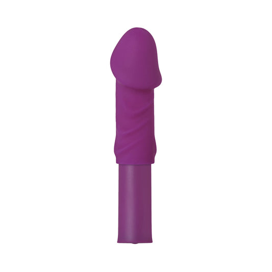 A&e Eve's Satin Slim Vibe Rechargeable Usb Cord Included Silicone Sleeve 10 Vibe Functions Waterproo