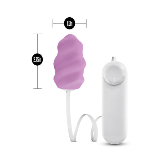 Luxe Swirl Bullet Vibrator With Sleeve Purple