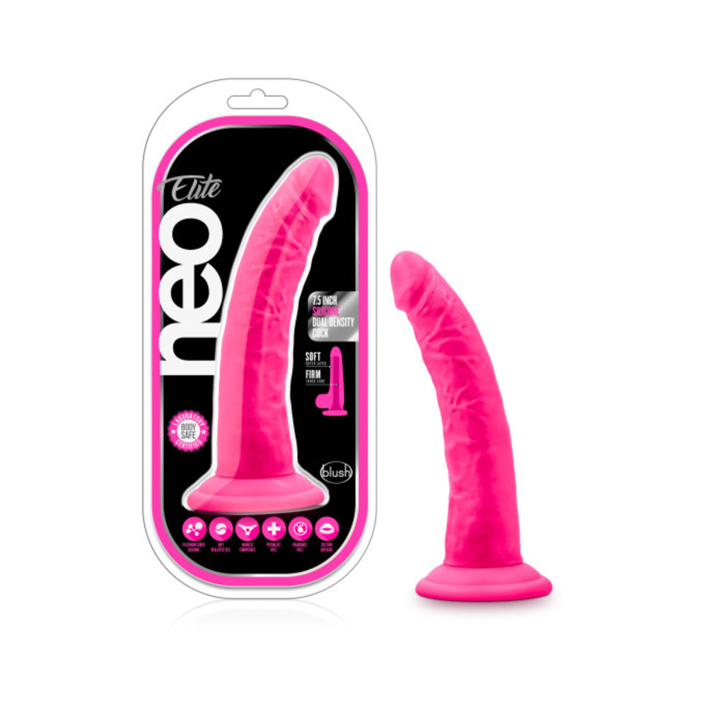 Neo Elite - 7.5in Silicone Dual Density Cock