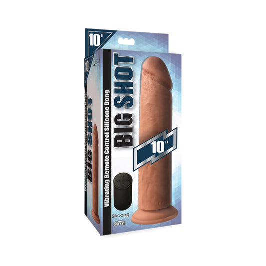 Big Shot Silicone Vibrating Dong Light 10in