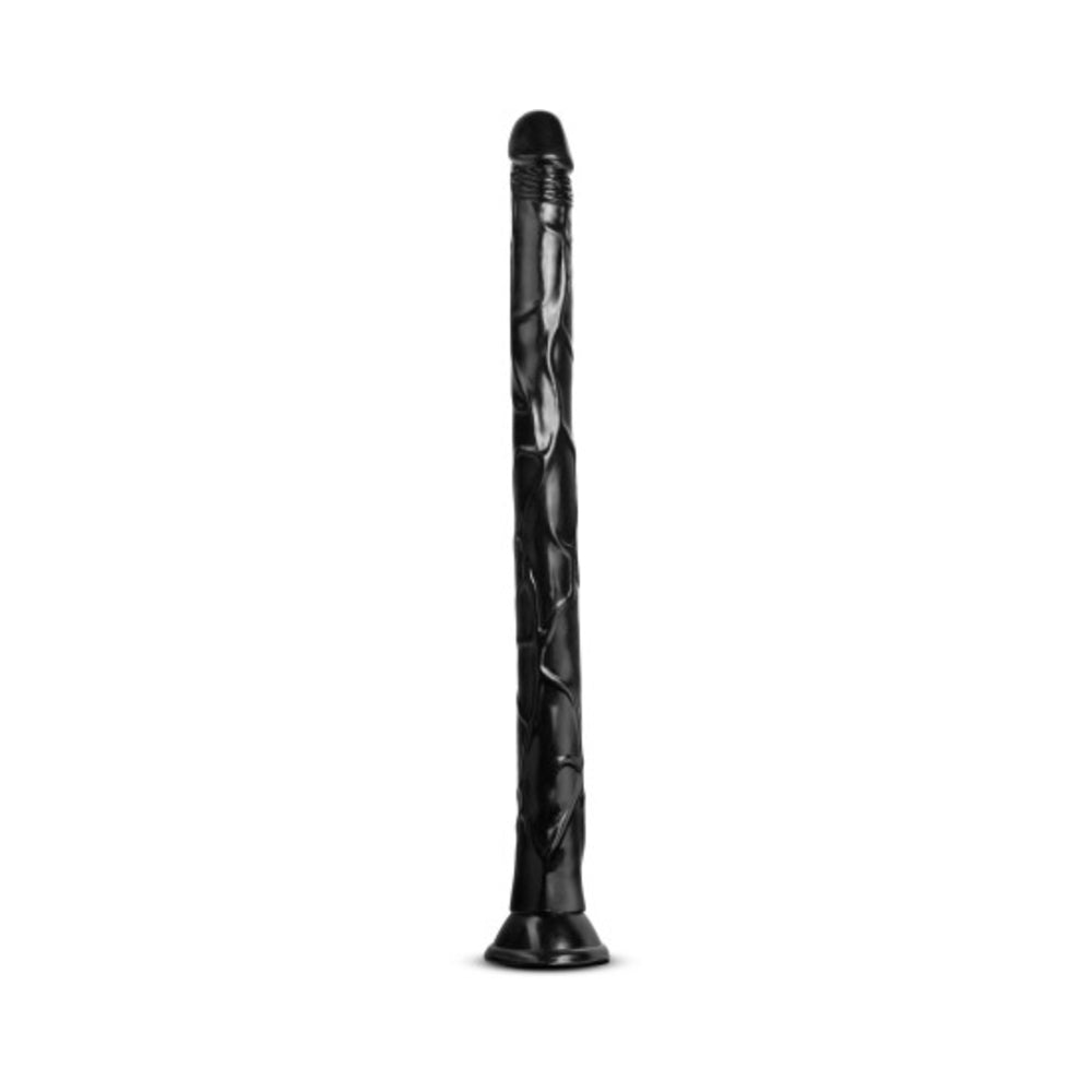 Jet - Black Mamba - 12.25 Inch Long Dildo - Black