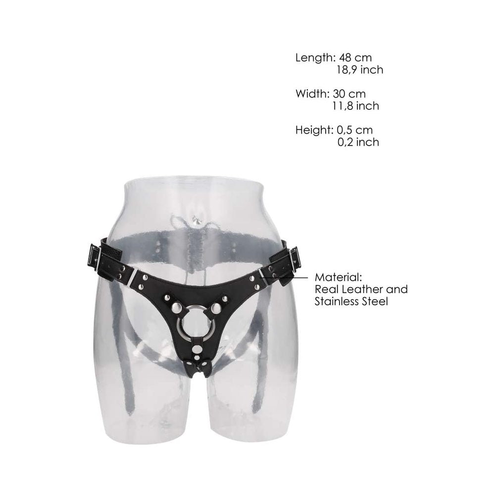 Ouch! Pain - Calf Leather Strap-on Harness