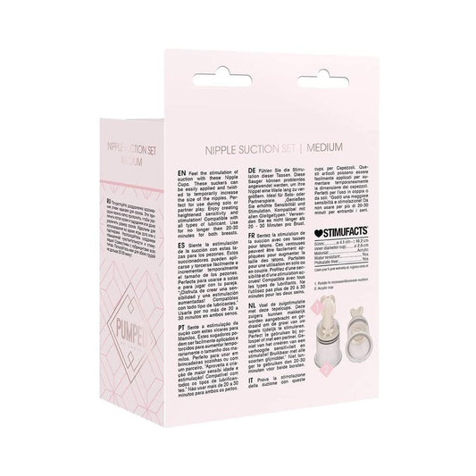 Pumped - Nipple Suction Set Medium - Rose