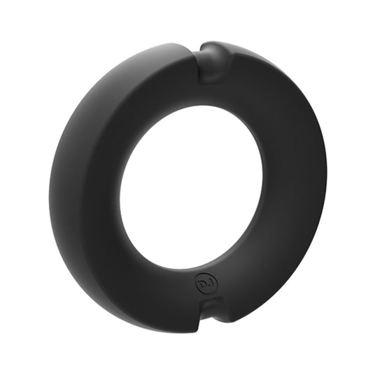 Kink By Doc Johnson Hybrid Silicone Covered Metal Cock Ring 45mm