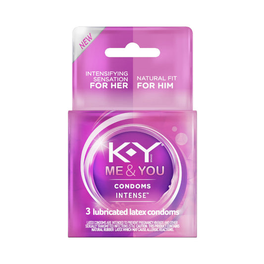 K-Y Intense Condom 3ct