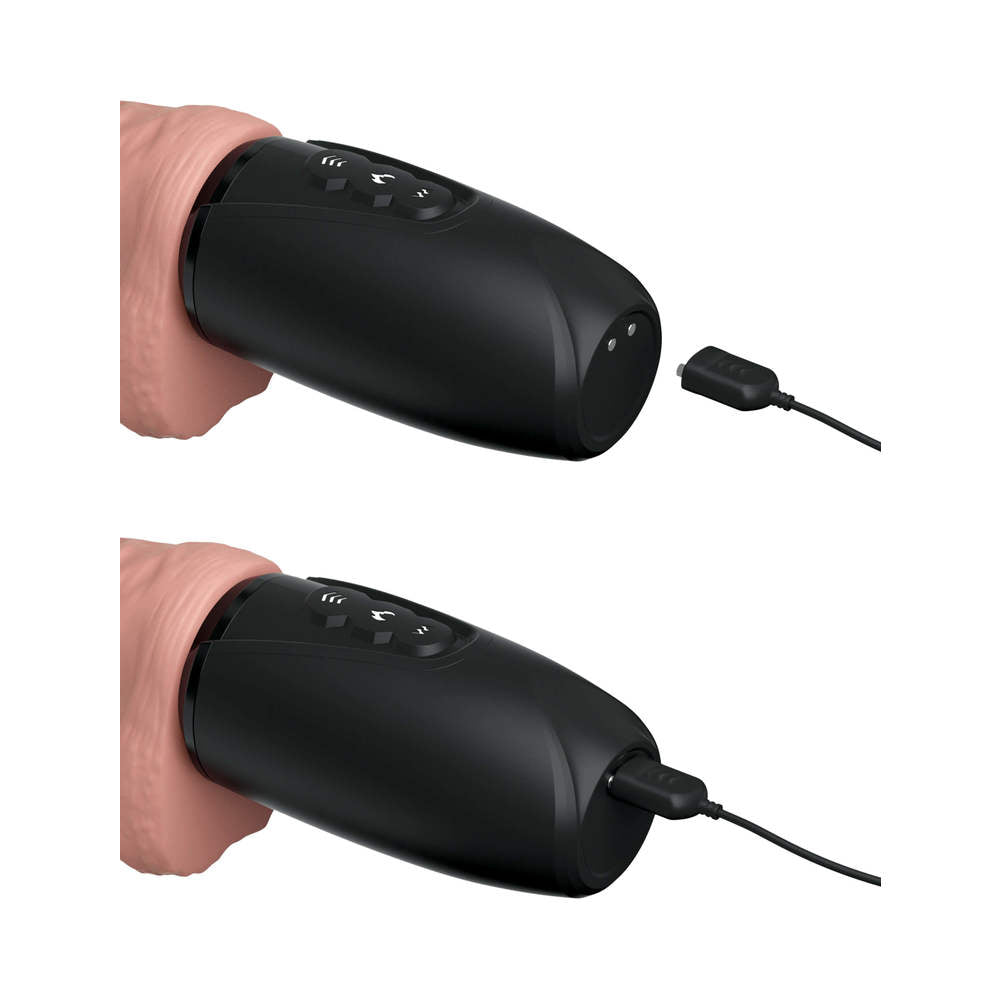 King Cock Plus 6.5" Triple Threat Dong