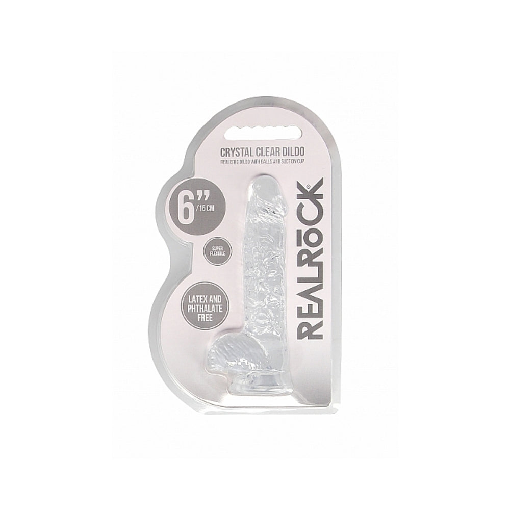 Realrock Realistic Dildo With Balls 6 inches