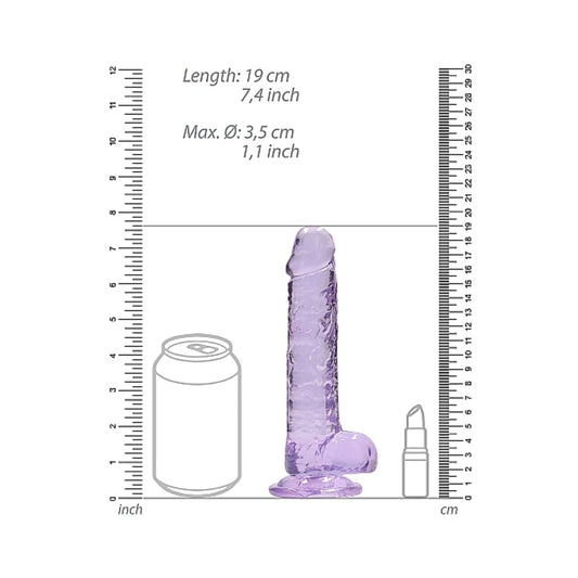 Realrock Realistic Dildo With Balls 7 inches