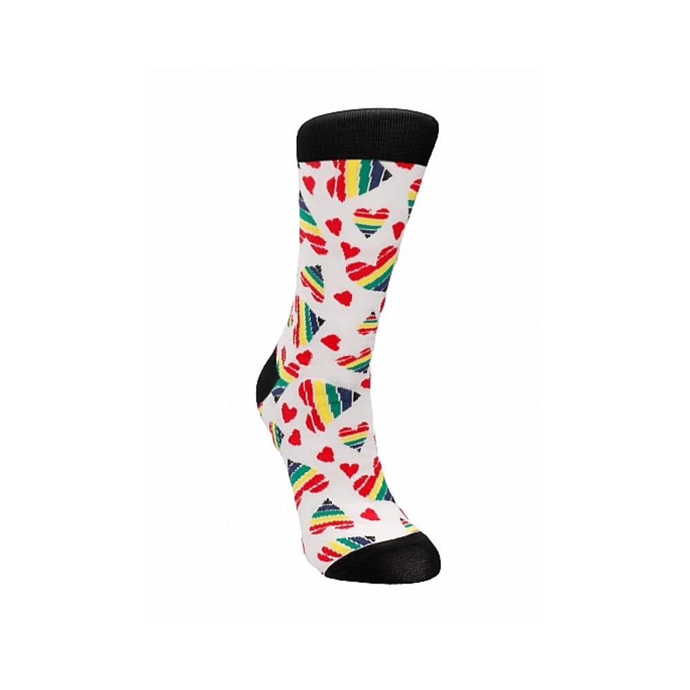 Shots Socks Happy Hearts S/M