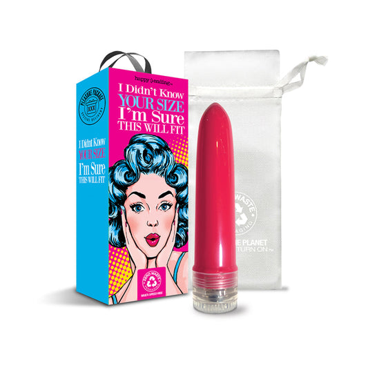 Pleasure Package I Didn't Know Your Size - 4" Multi-speed Vibe