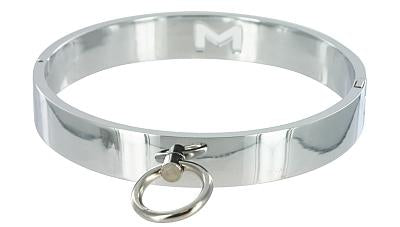Chrome Slave Collar Small/Medium