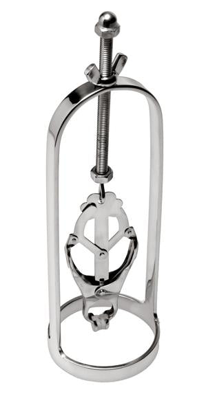Stainless Steel Clover Clamp Nipple Stretchers Silver