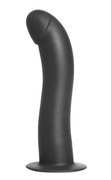 Onyx Vibrating Silicone G-Spot Dildo Black