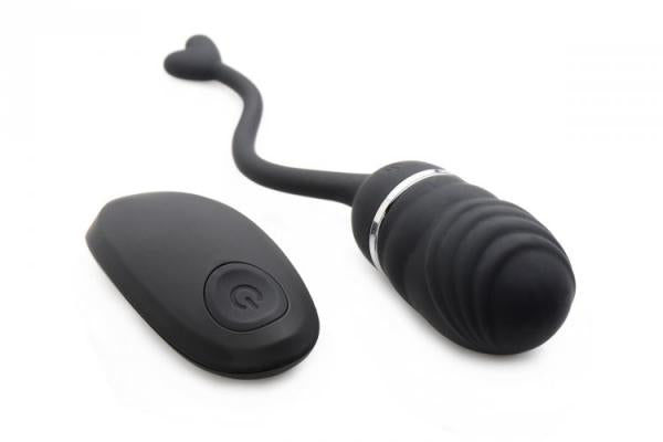 O-Bomb Rechargeable Remote Control Egg Vibrator Black