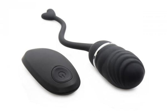 O-Bomb Rechargeable Remote Control Egg Vibrator Black