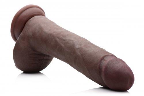 USA Cock 10 inches Ultra Real Dildo Suction Cup Brown