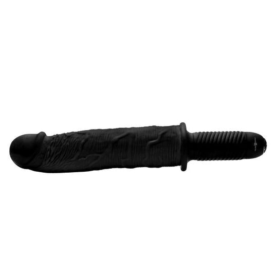 The Violator XXL Vibrating Giant Dildo Thruster Black