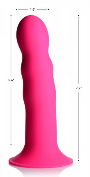 Squeeze-It Squeezable Wavy Dildo