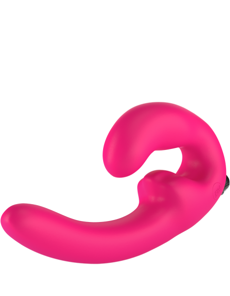 Fun Factory Sharevibe Vibrating Wearable Dildo - Pink