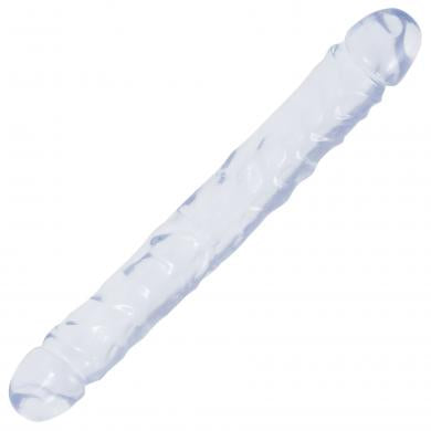 Jellies Jr 12" Double Dong - Clear