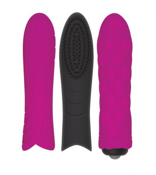 Pleasure Sleeve Trio with Bullet Vibrator