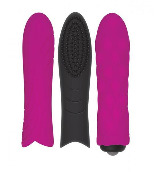 Pleasure Sleeve Trio with Bullet Vibrator