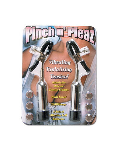 Pinch N Pleaz Vibrating Nipple Clamps