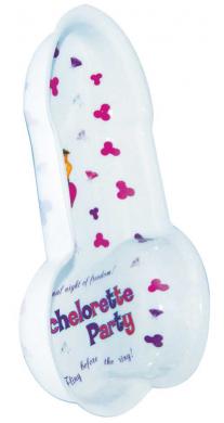 Bachelorette Party Pecker Candy Dish 3 Per Pack