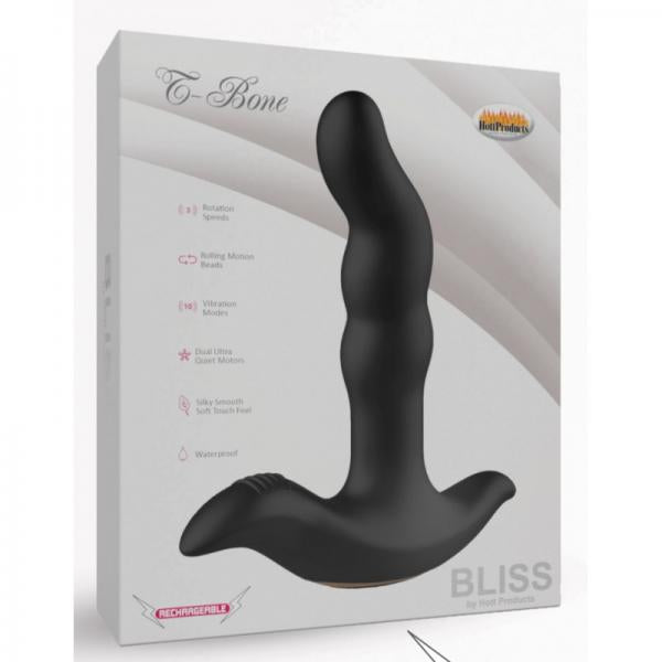 T-Bone Tushy Pleasure Black Prostate Massager