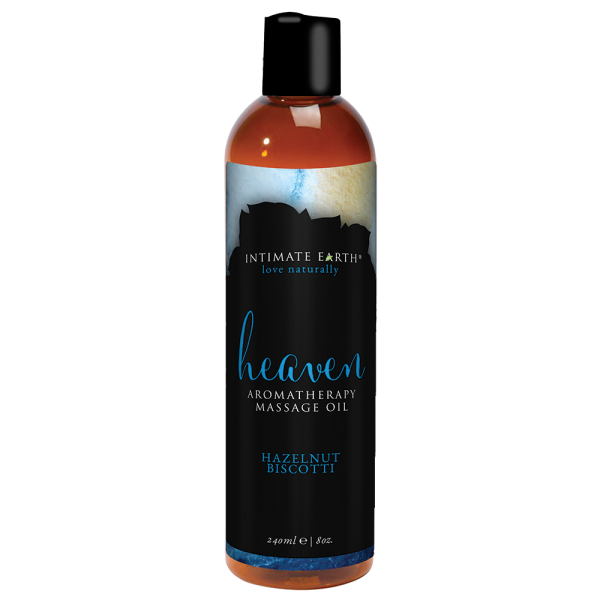 Intimate Earth Heaven Hazelnut Biscotti Massage Oil 8oz