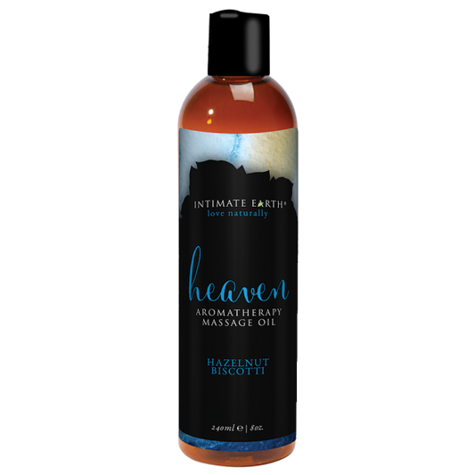 Intimate Earth Heaven Hazelnut Biscotti Massage Oil 8oz