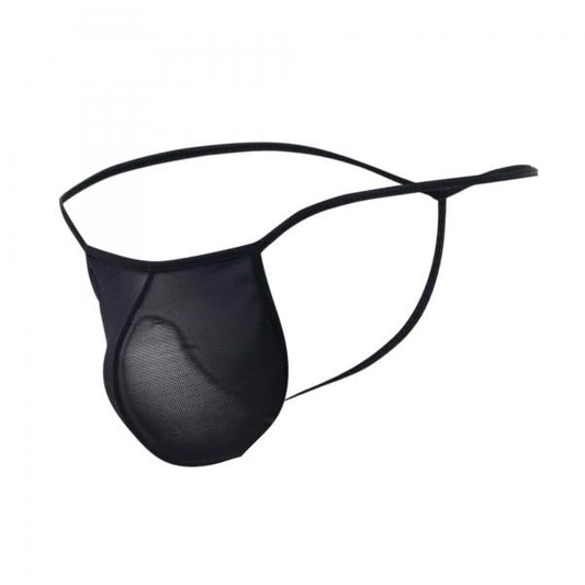 Male Basics Mob Tulle T-thong Black L/xl